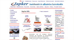 Desktop Screenshot of jap-ker.hu